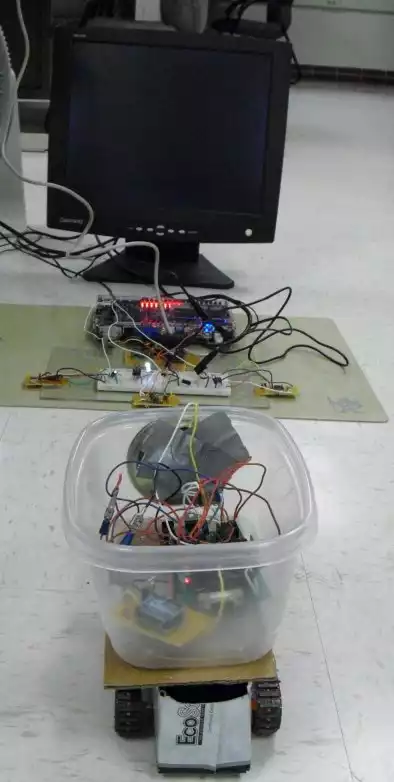 FPGA Localization of Robot from its Beeps